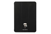 Handys - Cover & Cases - Karl Lagerfeld Saffiano Ikonic Karl Case for iPad 12.9" Pro 2021 - Black - 3666339030384