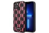 Handys - Cover & Cases - Karl Lagerfeld KLHCP13SMNMP1P iPhone 13 mini 5.4 "hardcase pink / pink Monogram Plaque - 3666339049164