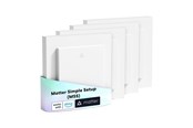 Smart-Home - Meross MEROSS MRS105MA-EU Smarter Wi-Fi (Matter) Rollo-Schalter (4er-Pack) - MRS105MAQUA-EU