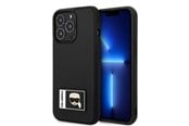Handys - Cover & Cases - Karl Lagerfeld Ikonik Patch Case for iPhone 13 Pro Max - Black - 3666339031299