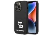 Handys - Cover & Cases - Karl Lagerfeld KLHCP14LSLCTBK iPhone 14 Pro 6.1 "hardcase black / black Silicone Choupette Body - 3666339076573