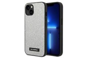 Handys - Cover & Cases - Karl Lagerfeld KLHCP14MG2ELS iPhone 14 Plus 6.7 "hardcase silver / silver Glitter Plaque Logo - 3666339094249