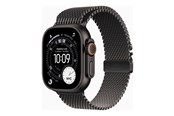 Smartwatches, Pulsuhren, Sportuhren & Schrittzähler - Apple Watch Ultra 3 GPS + Cellular 49mm Black Titanium Case with Black Titanium Milanese Loop - Small - MF1N4DH/A