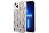 Handys - Cover & Cases - Karl Lagerfeld KLHCP14MLMNMS iPhone 14 Plus 6.7 "hardcase silver / silver Liquid Glitter Monogram - 3666339076283