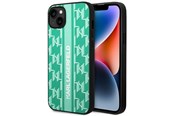 Handys - Cover & Cases - Karl Lagerfeld KLHCP14MPGKLSKN iPhone 14 Plus 6.7 "hardcase green / green Monogram Stripe - 3666339084974