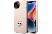 Handys - Cover & Cases - Karl Lagerfeld KLHCP14MSLCTPI iPhone 14 Plus 6.7 "hardcase light pink / light pink Silicone Choupette Body - 3666339076641