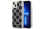 Handys - Cover & Cases - Karl Lagerfeld KLHCP14SLMNMK iPhone 14 6.1 "hardcase black / black Liquid Glitter Monogram - 3666339076238