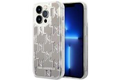 Handys - Cover & Cases - Karl Lagerfeld KLHCP14XLMNMS iPhone 14 Pro Max 6.7 "hardcase silver / silver Liquid Glitter Monogram - 3666339076306
