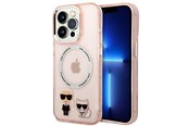 Handys - Cover & Cases - Karl Lagerfeld KLHMP14XHKCP iPhone 14 Pro Max 6.7 "hardcase pink / pink Karl & Choupette Aluminum Magsafe - 3666339087357