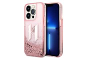 Handys - Cover & Cases - Karl Lagerfeld KLHCP14XLBKLCP iPhone 14 Pro Max 6.7 "pink / pink hardcase Liquid Glitter Big KL - 3666339085674