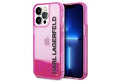Handys - Cover & Cases - Karl Lagerfeld KLHCP14XLCKVF iPhone 14 Pro Max 6.7 "pink / pink hardcase Liquid Glitter Elong - 3666339091613