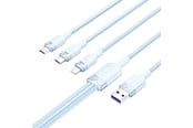USB Kabel - Vention USB 2.0 A auf 3-in-1 6A Kabel CTRLG 1.5M (blau) - CTRLG