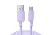 USB Kabel - Joyroom Kabel S-AC027A14 USB zu USB C / 3A/ 1,2m (lila) - S-AC027A14 1.2m-Purp