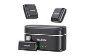 Handys - Anderes Zubehör - TELESIN kabelloses Ansteckmikrofon + Powerbank für Handys (USB-C) - P5-MCP-01