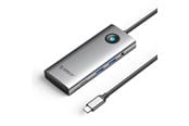 USB-Hubs - ORICO PW11 8in1 USB-C Docking Station 2x USB-A 3.0 1x USB-C PD 100W 1x HDMI 4K 60Hz 1x microSD/SD 1x RJ45 Gigabit Ethernet 1x Audio 3.5mm - Gray USB-Hubs - Grau - PW11-8PM-GY-EP