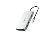 USB-Hubs - ORICO XCR 12in1 USB-C Docking Station USB-Hubs - silber - XCR-X33-SV-BP