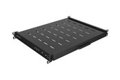 Rack-Gehäuse - Lanberg - rack sliding shelf - 445 x 350 mm load capacity up to 35 kg 4-point mounting - 1U - AK-1020-B