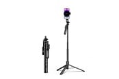Handys - Anderes Zubehör - ORICO Selfie stick Orico SPM175 tripod 1/4" for phone camera with 360 degree rotation Bluetooth 5.2 - black - SPM175-BK-BP-HU
