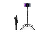 Handys - Anderes Zubehör - ORICO Selfie stick Orico SPN185 1/4" tripod for phone camera with 360 degree rotation Bluetooth 5.2 - black - SPN185-BK-BP-HU