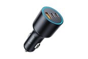 Handys - Adapter und Ladegeräte - ORICO HyperDrive 165W USB-A + 2x USB-C Car Charger - Black - HD-165-1A2C-BK-EP-HU