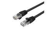 Netzwerk - Kabel - ORICO PUG-C6 CAT6 1000Mbps RJ45 Ethernet Network Cable Internet LAN Round 1m - Black - PUG-C6-10-BK-EP-HU