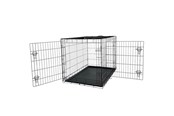 Hunde - Nobby Foldbart metal transportbur til bil L Sort - L62313