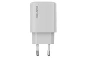 Handys - Adapter und Ladegeräte - Canyon OnCharge 250 25W PD Ladegerät, Weiß - CNE-CHA250-21