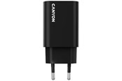 Handys - Adapter und Ladegeräte - Canyon OnCharge 30W USB-C PD Ladegerät, Schwarz - CNE-CHA30CLB