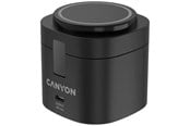 Handys - Adapter und Ladegeräte - Canyon WCS-205 Qi2 15W 2-in-1 Kabelloses Ladegerät, Schwarz - CNS-WCS405BW/A