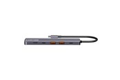 USB-Hubs - Canyon DS-17 6-in-1 USB-C Hub 4K, Grau USB-Hubs - Grau - CNS-TDS17