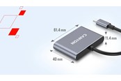 USB-Hubs - Canyon DS-3 3-in-1 USB-C Hub, Dunkelgrau USB-Hubs - USB 3.0 - 3 - Grau - CNS-TDS3