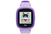 Smartwatches, Pulsuhren, Sportuhren & Schrittzähler - Canyon Sunny KW-48 Kids Smartwatch 4G GPS, Lila - CNE-KW48VL