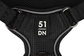 Hunde - 51 Degrees North 51 - Wanderful - H Harness - Trail - Black - M - 51AWFHT304
