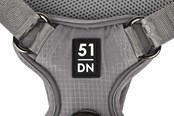 Hunde - 51 Degrees North 51 - Wanderful - H Harness - Trail - Light Grey - 51AWFHT104
