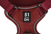 Hunde - 51 Degrees North 51 - Wanderful - H Harness - Trail - Burgundy - S - 51AWFHT203