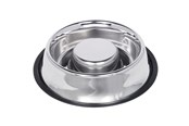 Hunde - Nobby Slowfeeder skål i rustfrit stål 1.35 L / Ø 30 cm - L73835