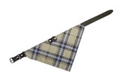 Hunde - Nobby Læderhalsbånd m/tørklæde XS Brun - L74201-03