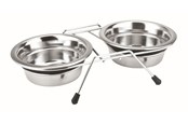 Hunde - Nobby Stander m. 2 skåle Silent Diner 1.5 L - L79048