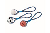 Hunde - Nobby Gummi bold med reb 8 cm - L79030