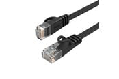 Netzwerk - Kabel - ORICO PUG-C7B CAT7 10Gbps RJ45 Ethernet Network Cable Internet LAN Flat 8m - Black - PUG-C7B-80-BK-EP-HU