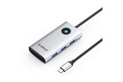 USB-Hubs - ORICO PW11 6in1 USB-C Docking Station 3x USB-A 3.0 1x USB-C PD 100W 1x HDMI 4K 30Hz 1x RJ45 2.5G Ethernet - Silver USB-Hubs - USB 3.0 - 6 - silber - PW11-6P25R-SV-EP