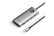 USB-Hubs - ORICO PW11 8in1 USB-C Docking Station 2x USB-A 3.0 1x USB-A 2.0 1x USB-C 3.0 1x USB-C PD 100W 1x HDMI 4K 60Hz 1x VGA 1080P 60Hz 1x RJ45 Gigabit Ethernet - Gray USB-Hubs - USB 3.0 - 8 Anschlüsse - Grau - PW11-8PC-GY-BP