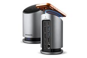 Dockingstationen - AXAGON HMC-WL9 - Dockingstation - USB-C 3.2 Gen 2 / Thunderbolt 3 / Thunderbolt 4 / Thunderbolt 5 - HDMI DP - 1GbE - HMC-WL9