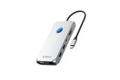 USB-Hubs - ORICO XCR 12in1 RGB USB-C Docking Station USB-Hubs - USB 3.1 - 12 - silber - XCR-X2-SV-BP