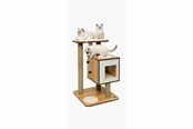 Katzen - Catit Vesper Kradsetræ V-Base Valnød 56 x 56 x 84.5 cm. - 022517520420