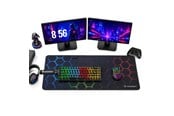 Mauspads & Zubehör - Wozinsky WPD-B800 Gaming Desk Pad 800x300mm Waterproof with Pattern - Black - 5907769387258