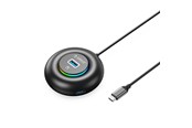 USB-Hubs - ORICO YXR4-C3 RGB USB Hub 4-Port USB-A 3.0 with Audio/Microphone Port 0.3m - Black USB-Hubs - USB 3.0 - Schwarz - YKR4-C3-03-BK-BP