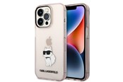 Handys - Cover & Cases - Karl Lagerfeld KLHCP14LHNCHTCP iPhone 14 Pro 6.1" pink/pink hardcase Ikonik Choupette - 3666339087180