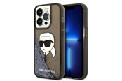 Handys - Cover & Cases - Karl Lagerfeld KLHCP14LLNKHCK iPhone 14 Pro 6.1" black/black hardcase Glitter Karl Head - 3666339086824