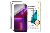 Handys - Schutzfolie - Wozinsky 2 Stk. Vollbild-Schutzglas mit Rahmen Case Friendly  Full Glue iPhone 15 Pro - Black - 9145576280287